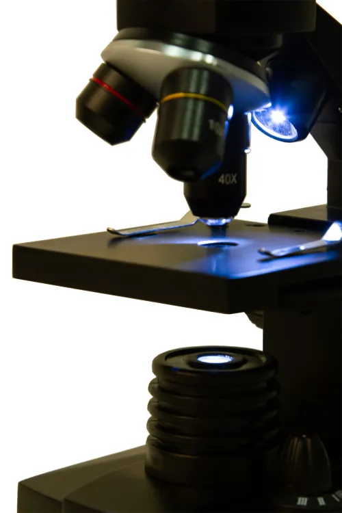 gráfico Microscopio Bresser National Geographic 40–1280x con soporte para smartphone,  15