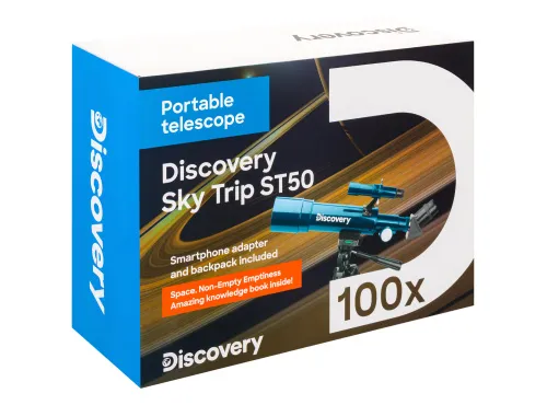 gráfico Telescopio Levenhuk Discovery Sky Trip ST50 con libro,  16