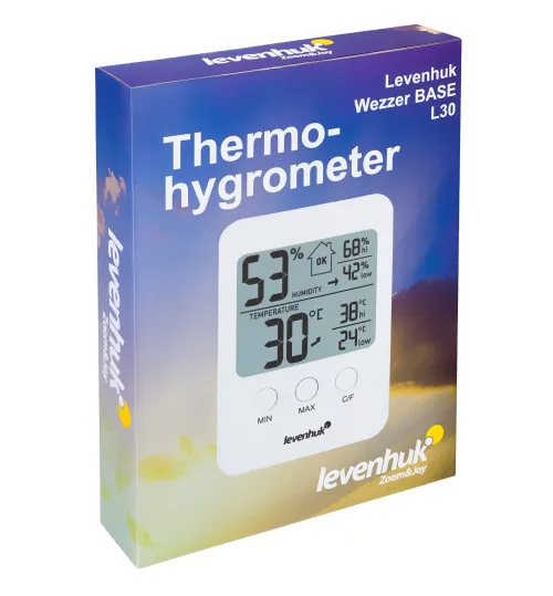 gráfico Termohigrómetro Levenhuk Wezzer BASE L30,  9