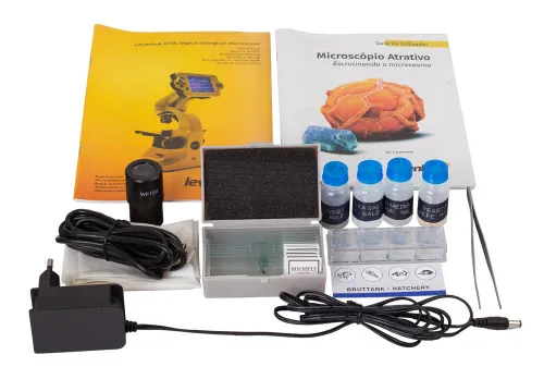 gráfico Microscopio biológico digital Levenhuk D70L,  14