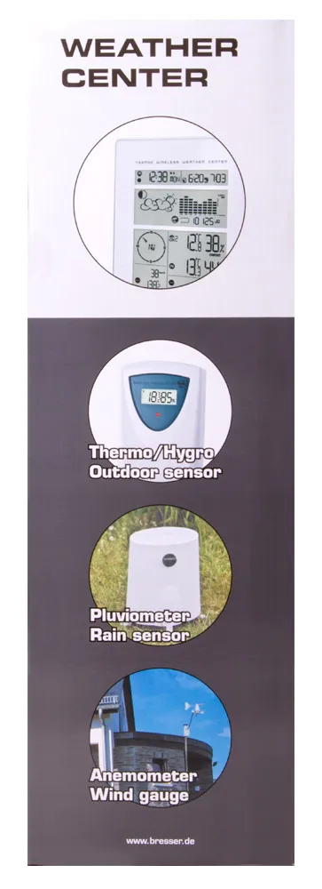 gráfico Estación meteorológica Bresser RC, blanco,  17