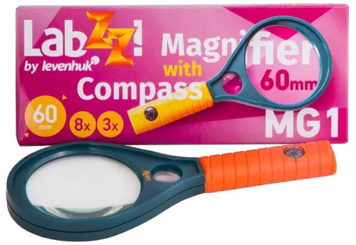 gráfico Lupa con brújula Levenhuk LabZZ MG1,  2