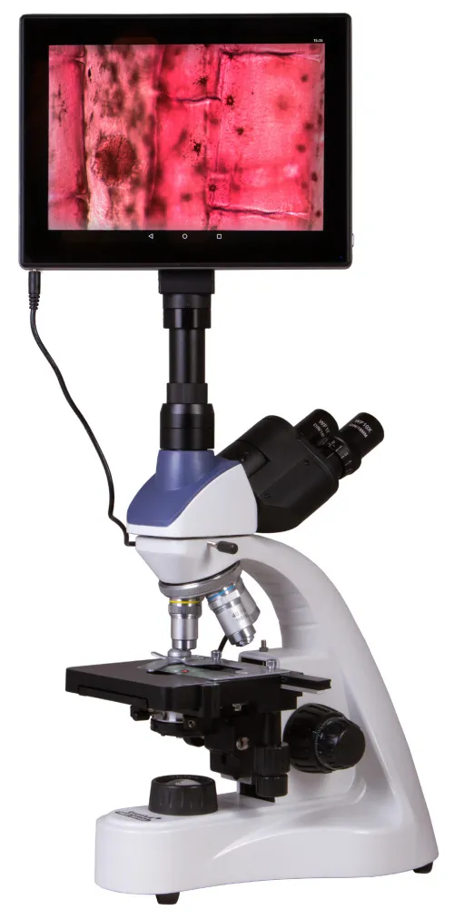 imagen Microscopio trinocular digital Levenhuk MED D10T LCD,  3