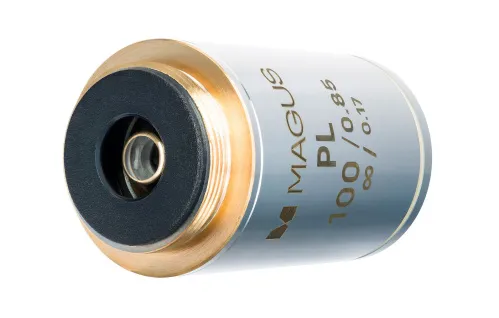 gráfico Objetivo MAGUS SF100 DRY 100х/0,80 Plan Pol ∞/0,17,  4