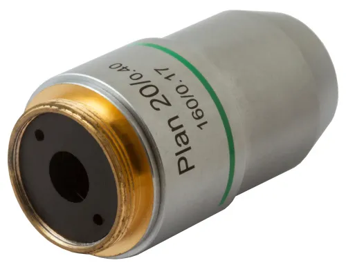 imagen Objetivo plano acromático Levenhuk MED 20x,  3