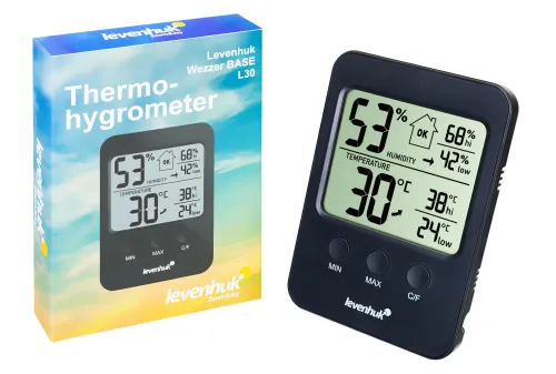 gráfico Termohigrómetro Levenhuk Wezzer BASE L30,  4