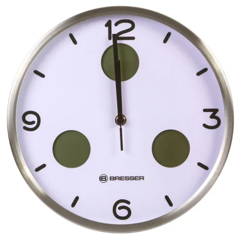 foto Reloj de pared Termo/Higro Bresser Bresser Optus MyTime Bresser MyTime io NX 30 cm, blanco,  5