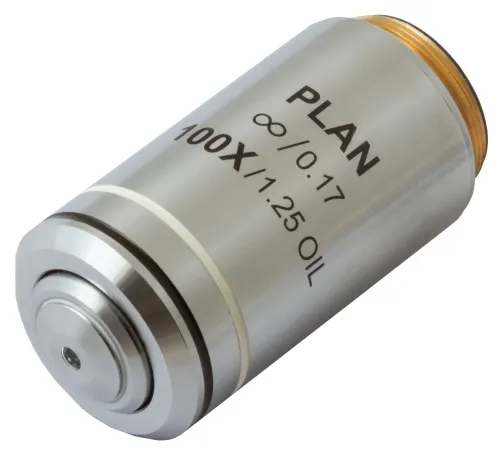 fotografía Objetivo plano acromático Levenhuk MED 100x corregido al infinito,  2