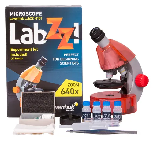 gráfico Microscopio Levenhuk LabZZ M101,  10
