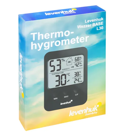 gráfico Termohigrómetro Levenhuk Wezzer BASE L30,  9
