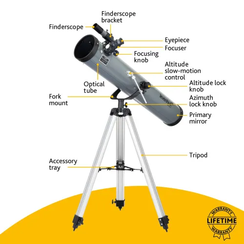fotografía Telescopio Levenhuk Blitz 114 BASE,  13