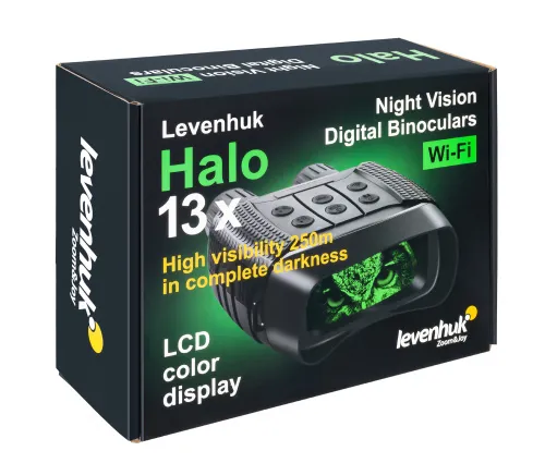 foto Prismáticos digitales de visión nocturna Levenhuk Halo 13X Wi-Fi,  12