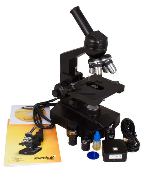 gráfico Microscopio monocular digital Levenhuk D320L 3.1M,  12