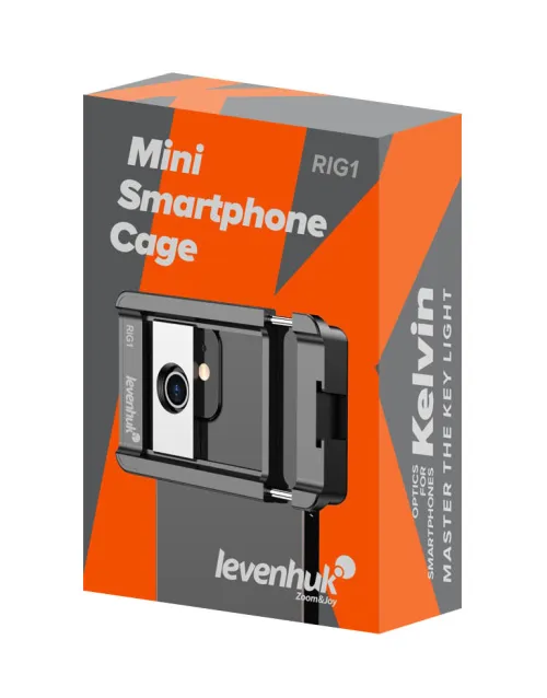 imagen Mini jaula para teléfono inteligente Levenhuk Kelvin RIG1,  10