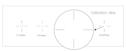foto Portaobjetos de calibración MAGUS CS5 (XY0,01/0,07/0,15/0,6/1,5),  7