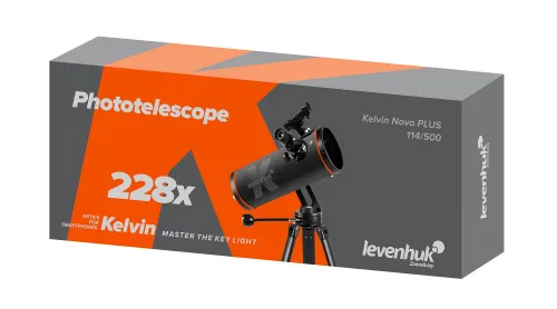 foto Fototelescopio Levenhuk Kelvin Nova PLUS 114/500,  8