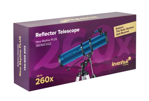 foto Telescopio Levenhuk New Skyline PLUS 130/900 EQ2,  13
