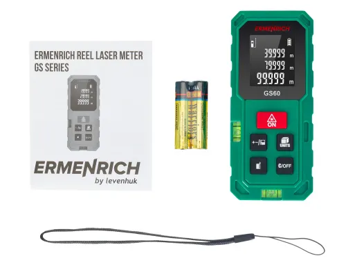 fotografía Medidor láser Ermenrich Reel PLUS GS60,  2