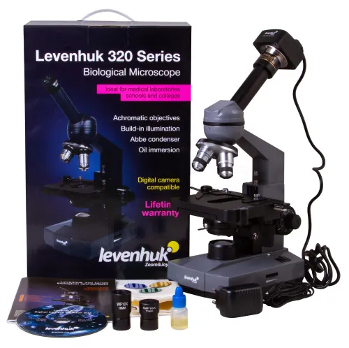 fotografía Microscopio digital monocular Levenhuk D320L PLUS 3.1M,  2