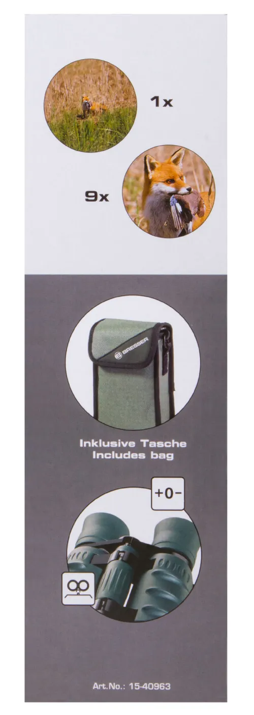 fotografía Prismáticos Bresser Spezial Jagd 9x63,  14