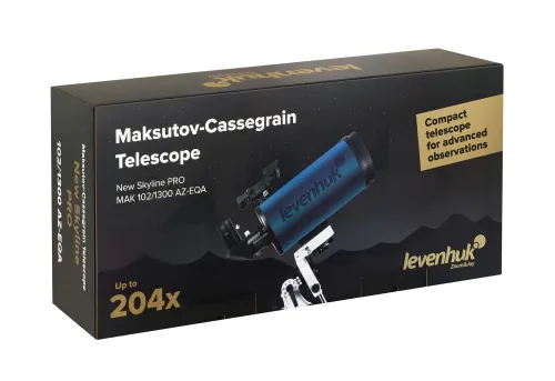 fotografía Telescopio Levenhuk New Skyline PRO MAK 102/1300 AZ-EQA,  14