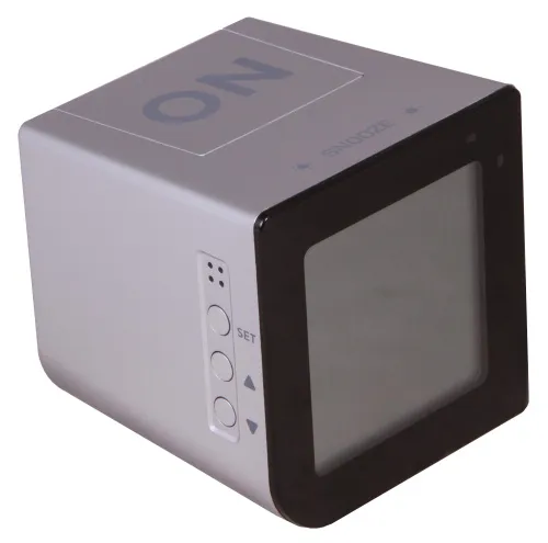 gráfico Despertador de mesa Bresser FlipMe, plata,  3