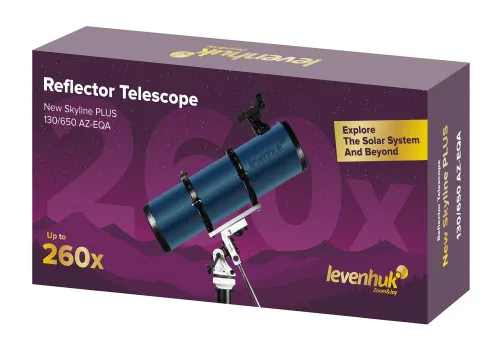 fotografía Telescopio Levenhuk New Skyline PLUS 130/650 AZ-EQA,  2