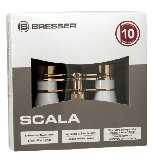 fotografía Gemelos de ópera Bresser Scala MPG 3x25,  8