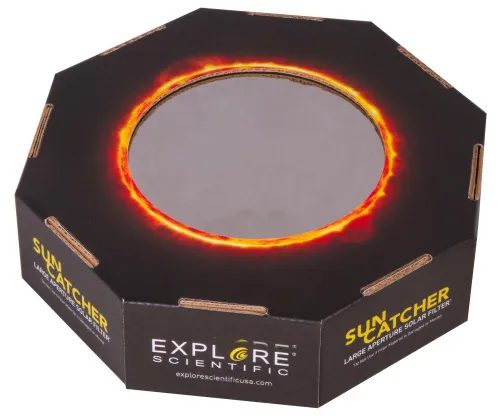 fotografía Filtro solar Sun Catcher de Explore Scientific para telescopios con una apertura de 80–102 mm,  4
