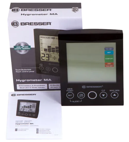 foto Higrómetro Bresser Mould Alert, negro,  2