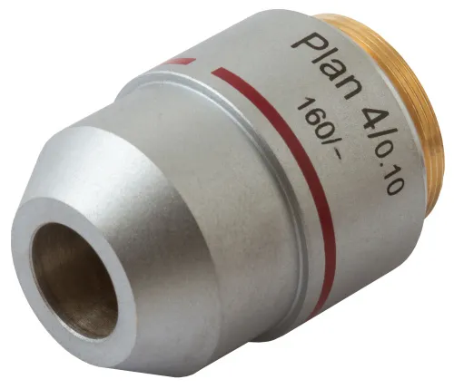 imagen Objetivo plano acromático Levenhuk MED 4x,  2