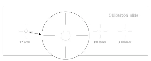 foto Portaobjetos de calibración MAGUS CS5 (XY0,01/0,07/0,15/0,6/1,5),  4