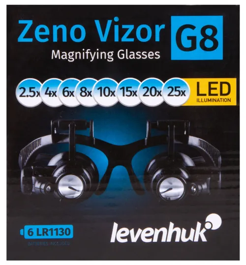 fotografía Gafas lupa Levenhuk Zeno Vizor G8,  15