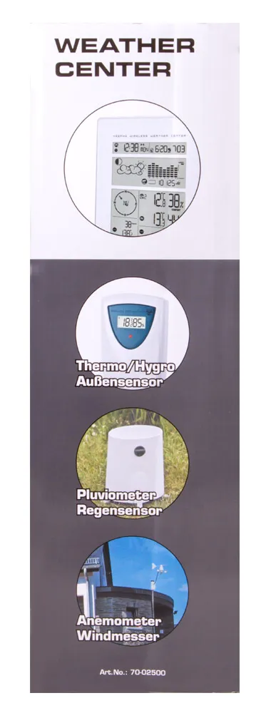 gráfico Estación meteorológica Bresser RC, blanco,  16