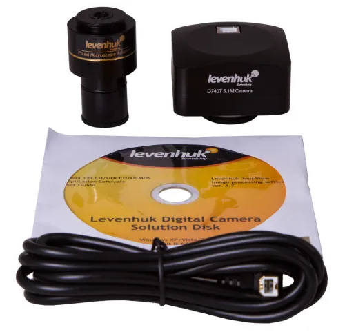 imagen Microscopio trinocular digital Levenhuk D740T 5.1M,  18