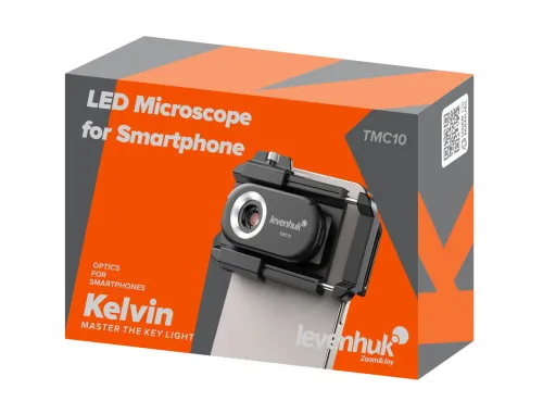 gráfico Microscopio LED para teléfono inteligente Levenhuk Kelvin TMC10,  10