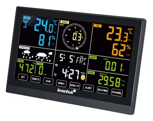 foto Estación meteorológica Levenhuk Wezzer PLUS LP140,  2