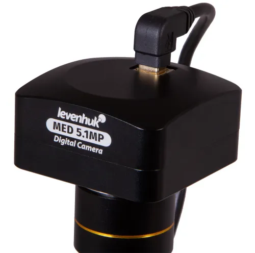 foto Microscopio trinocular digital Levenhuk MED D20T,  10