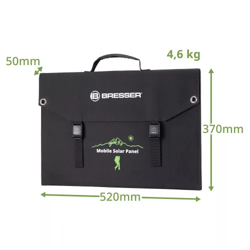 gráfico Cargador solar móvil Bresser de 120 vatios con salida USB,  6