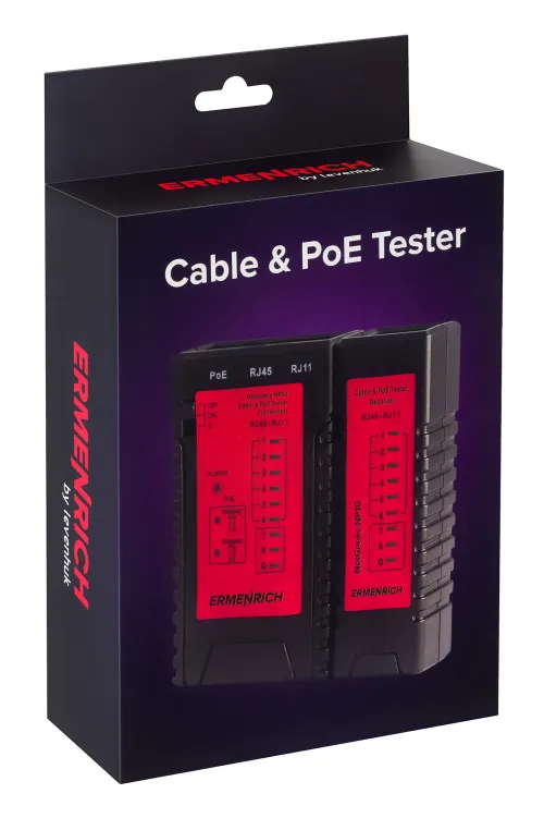 gráfico Comprobador de cables y PoE Ermenrich NetGeeks NP10,  7
