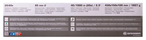 foto Catalejo Bresser Condor 20–60x85,  19