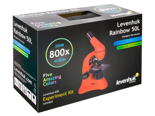 foto Microscopio Levenhuk Rainbow 50L,  19