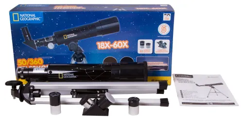 foto Telescopio Bresser National Geographic 50/360 AZ,  7