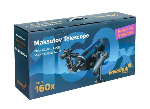 fotografía Telescopio Levenhuk New Skyline BASE МАК 80/850 AZ-M ,  16