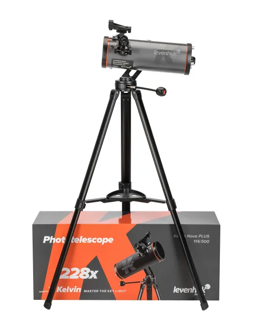 foto Fototelescopio Levenhuk Kelvin Nova PLUS 114/500,  2
