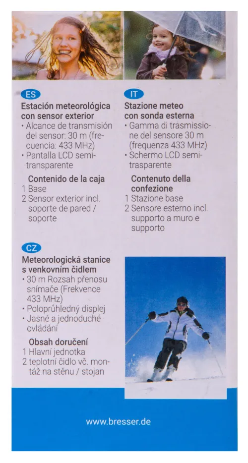 fotografía Estación meteorológica Bresser Translucidus RC,  18