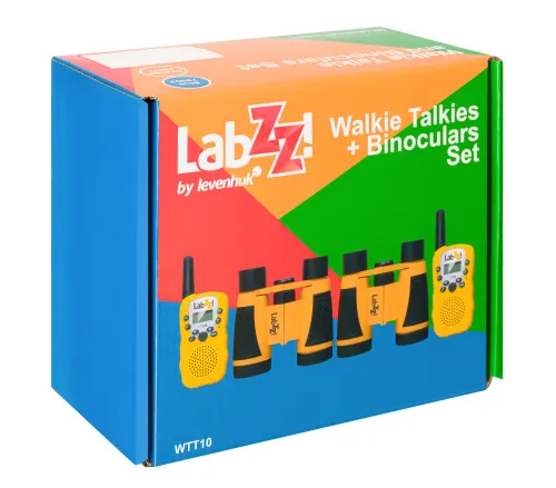 gráfico Kit de walkie-talkie y prismáticos Levenhuk LabZZ WTT10,  13