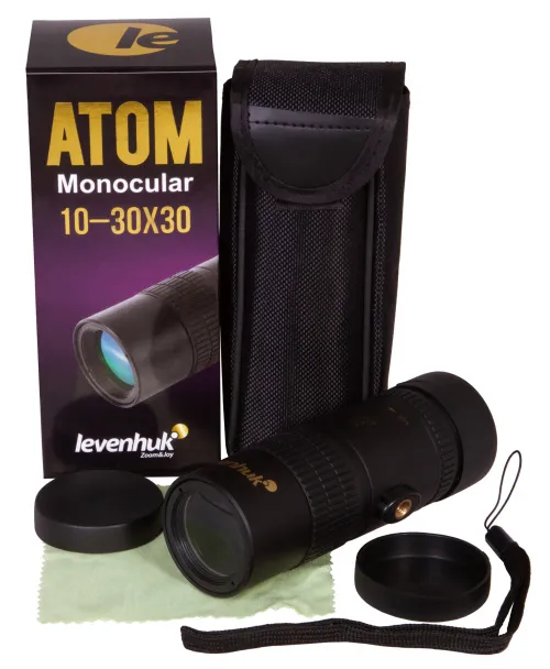 gráfico Monocular Levenhuk Atom 10–30x30,  2