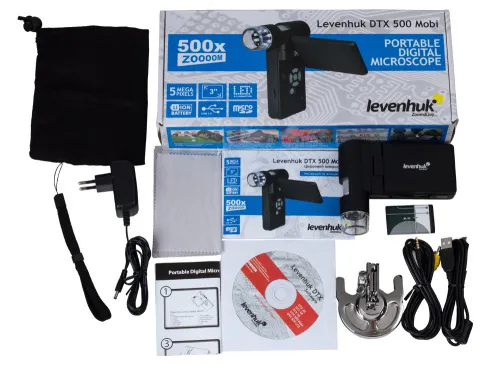 gráfico Microscopio digital Levenhuk DTX 500 Mobi,  11