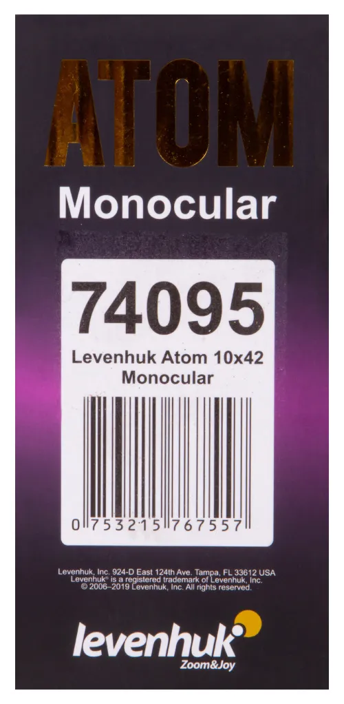 imagen Monocular Levenhuk Atom 10x42,  13